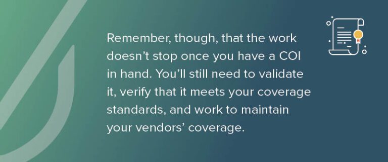 How Do You Ask for a COI? | myCOI