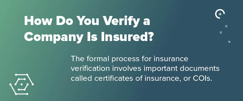 How Do You Verify a Company Is Insured