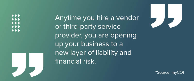 When Do You Need a Certificate of Insurance From a Vendor