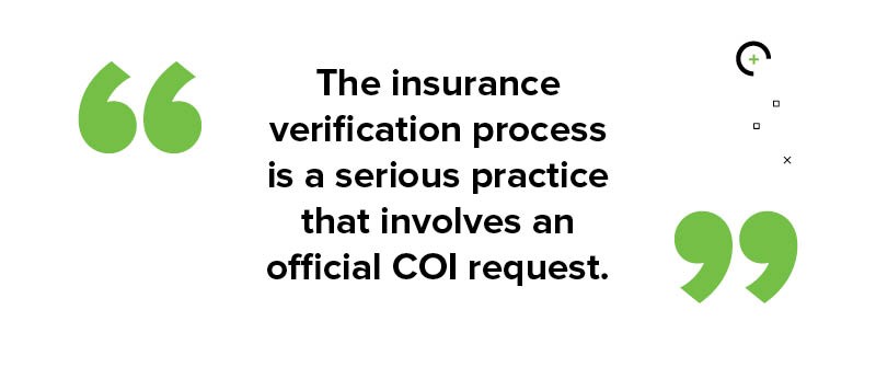 A graphic with the question, "How Do You Ask a Contractor If They Are Insured"