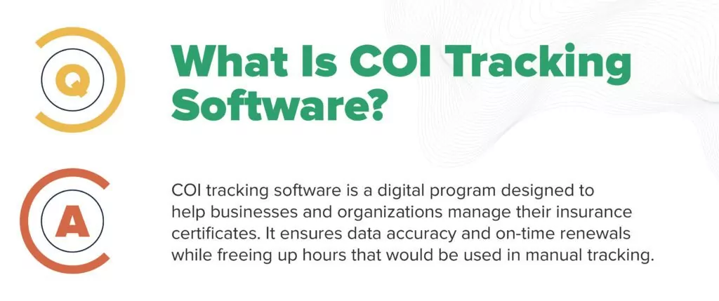 what is coi tracking software