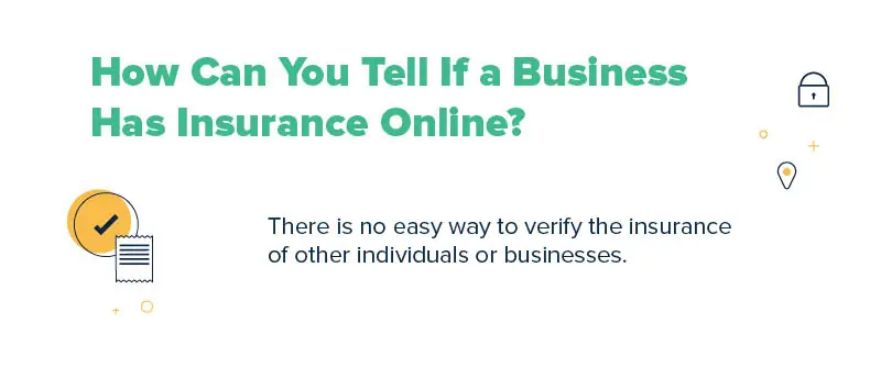 How Can You Tell If a Business Has Insurance Online