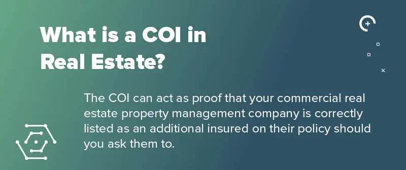 What is a COI in Real Estate_
