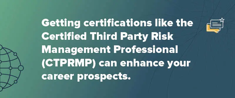 Career and Certification in Third-Party Risk Management